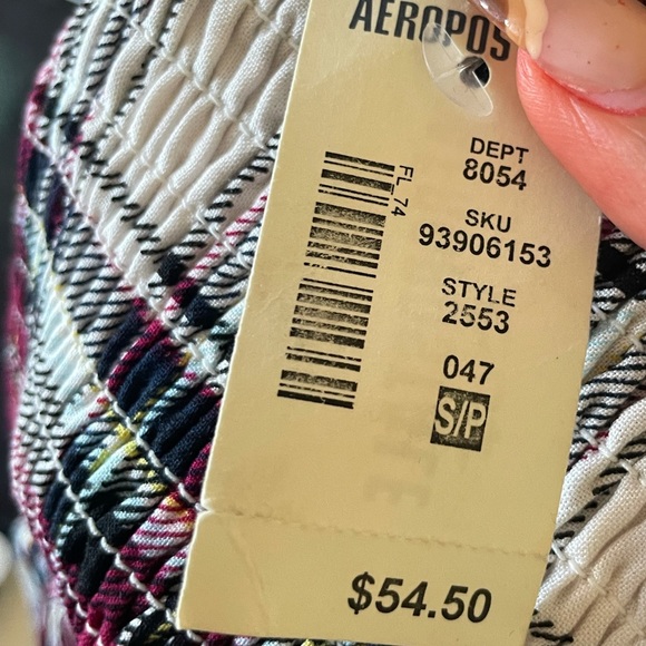 Aeropostale Plaid Babydoll Dress - Picture 2 of 3